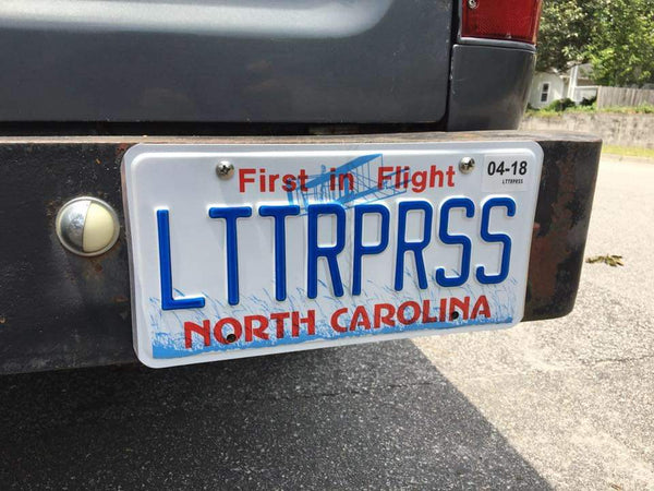 Lttrprss license plate
